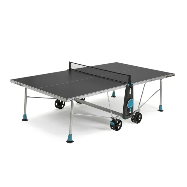 Cornilleau 200X Tischtennisplatte Outdoor grau klappbar