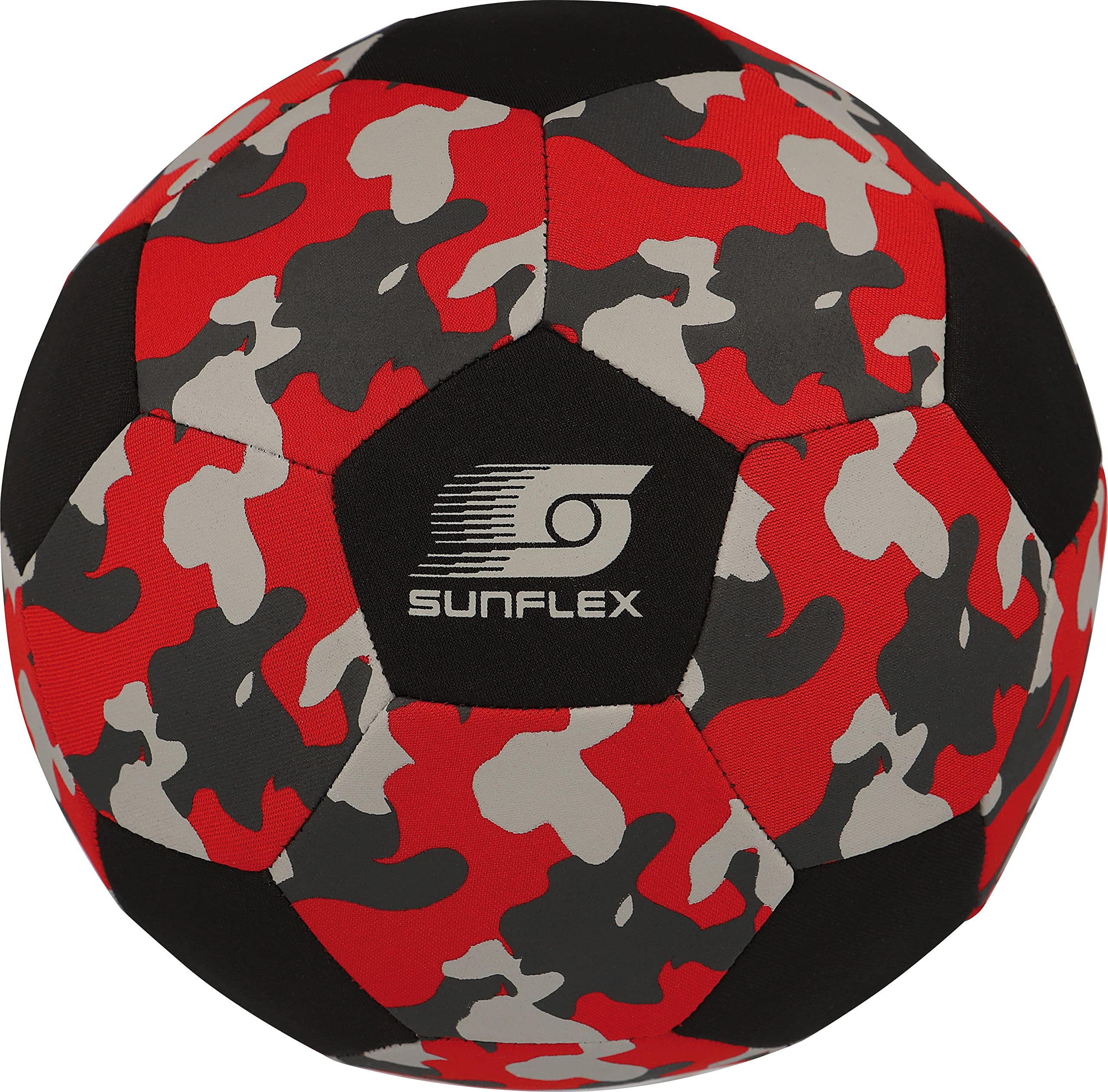 Sunflex Action Pro Fußball Neopren rot-schwarz 23cm