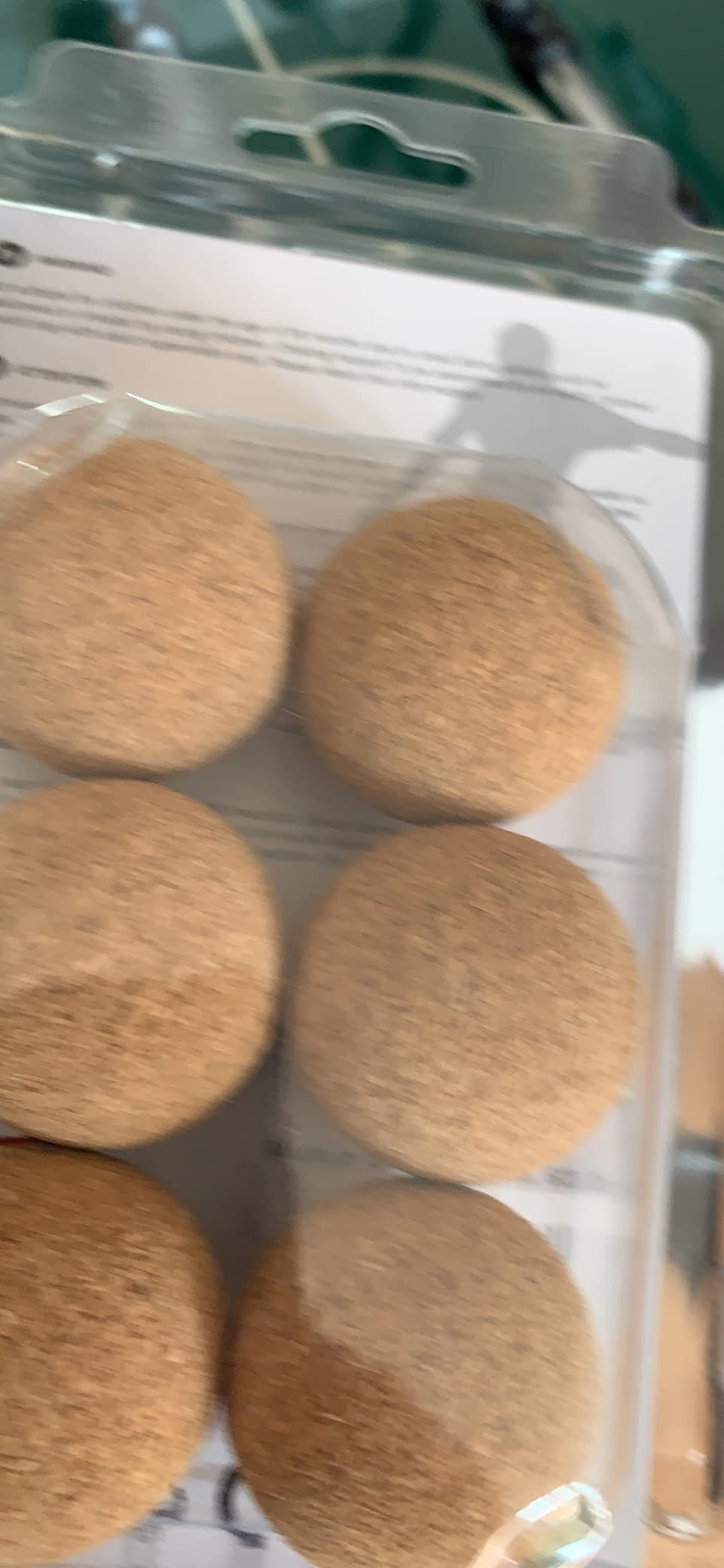 Carromco Foosball Kork Kickerbälle 6er Set 36 mm