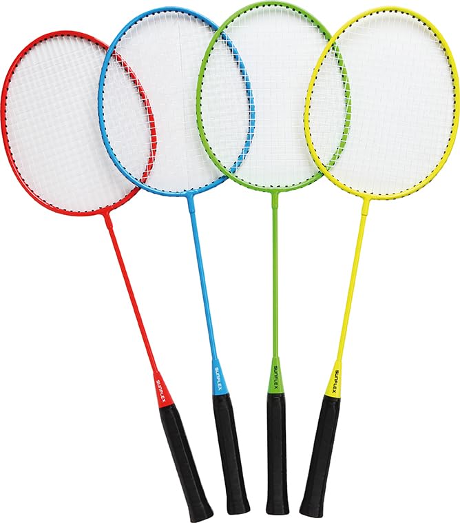 Sunflex Neoremix Matchmaker 4 Badminton-Set 4 Schläger Netz