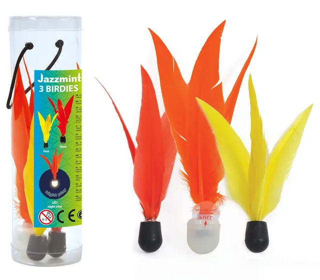 Schildkröt Jazzminton Birdies Ersatzbälle 3er mit LED