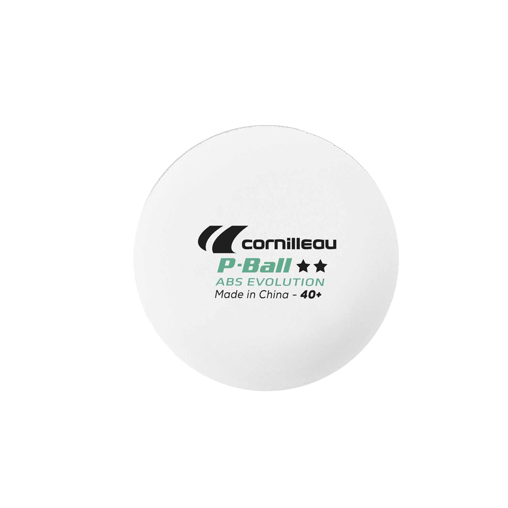 Cornilleau Bälle 2 Star Tischtennisbälle Weiß 6er 40mm