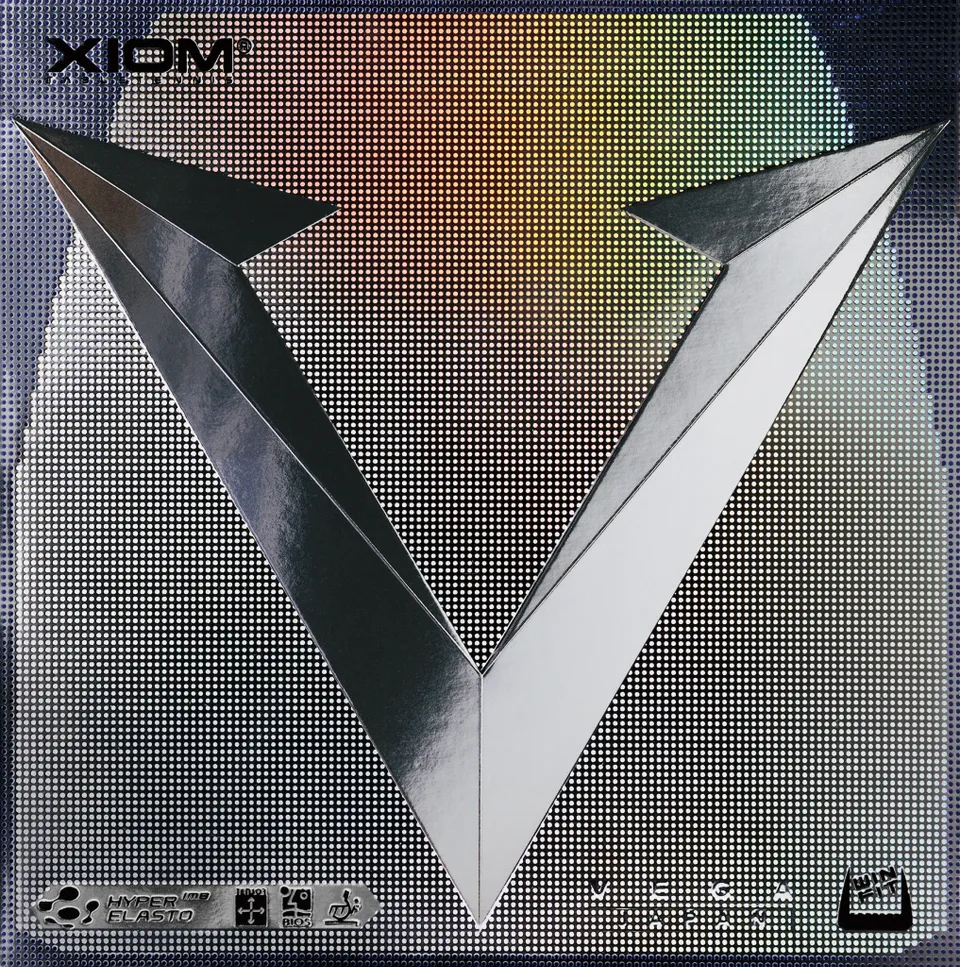 XIOM Vega Japan Tischtennis-Belag Carbo-Schwamm Spin