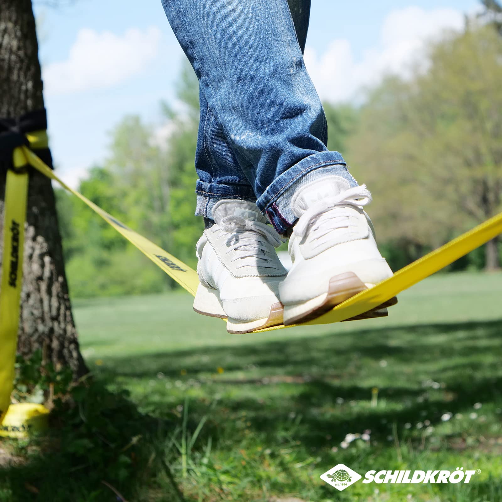Schildkröt Outdoor Slackline 15 m Komplettset 150 kg