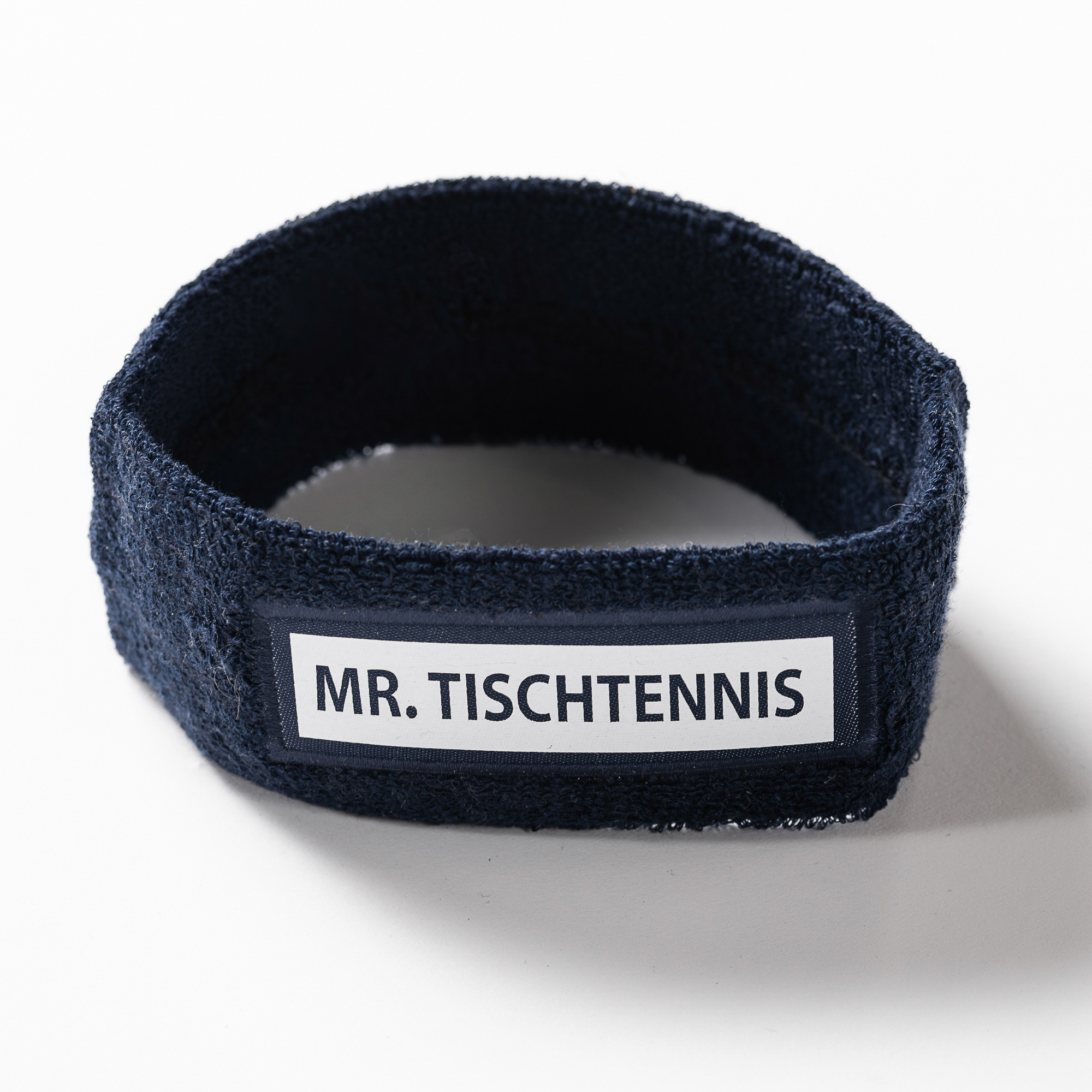 Mr. Tischtennis Stirnband dunkelblau Baumwolle