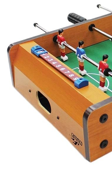 Carromco Kick-XM Mini Kickertisch Tischauflage Holz