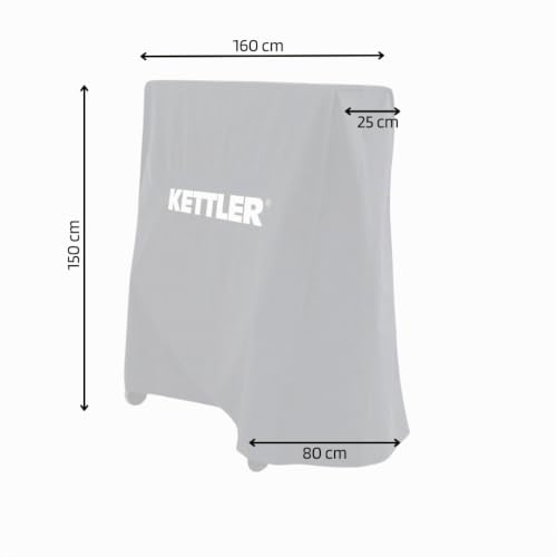 Kettler Match Abdeckhaube Premium schwarz wetterfest Polyester