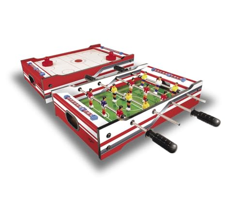 Carromco Flip-XM 2in1 Spieletisch Kicker Gleithockey 51 cm
