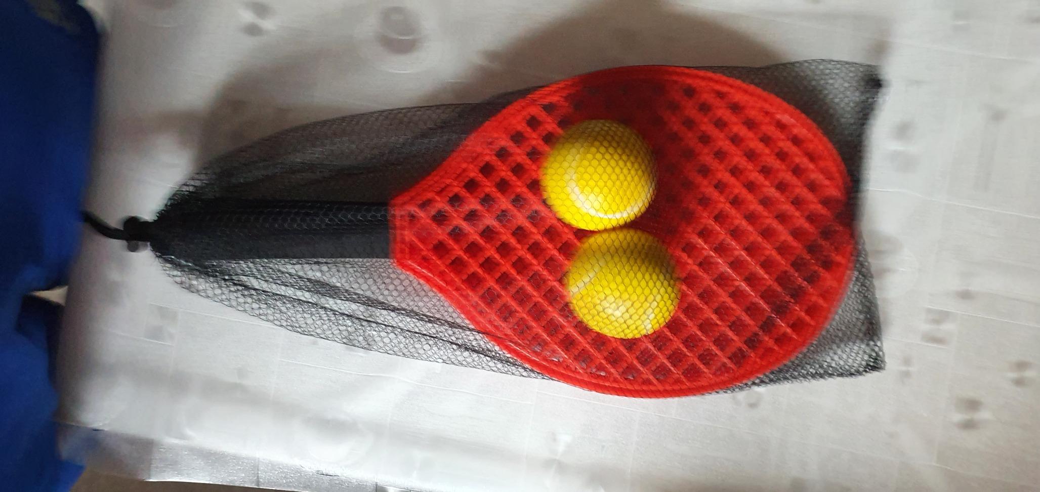 Schildkröt Outdoor Beachtennis Set Schläger Softbälle Netz