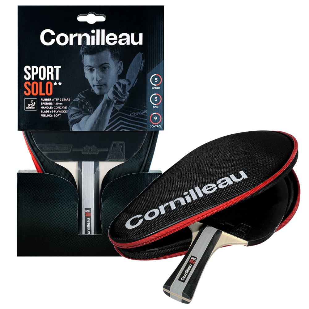 Cornilleau Tischtennisschläger Set 4 Schläger 4 Bälle