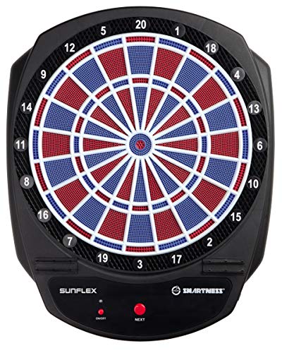 sunflex Smart Tec elektronische Dartscheibe +6 Pfeile Bluetooth