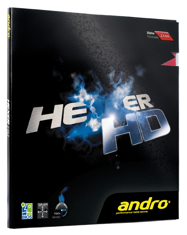 ANDRO Hexer HD Tischtennisbelag Spin präzise