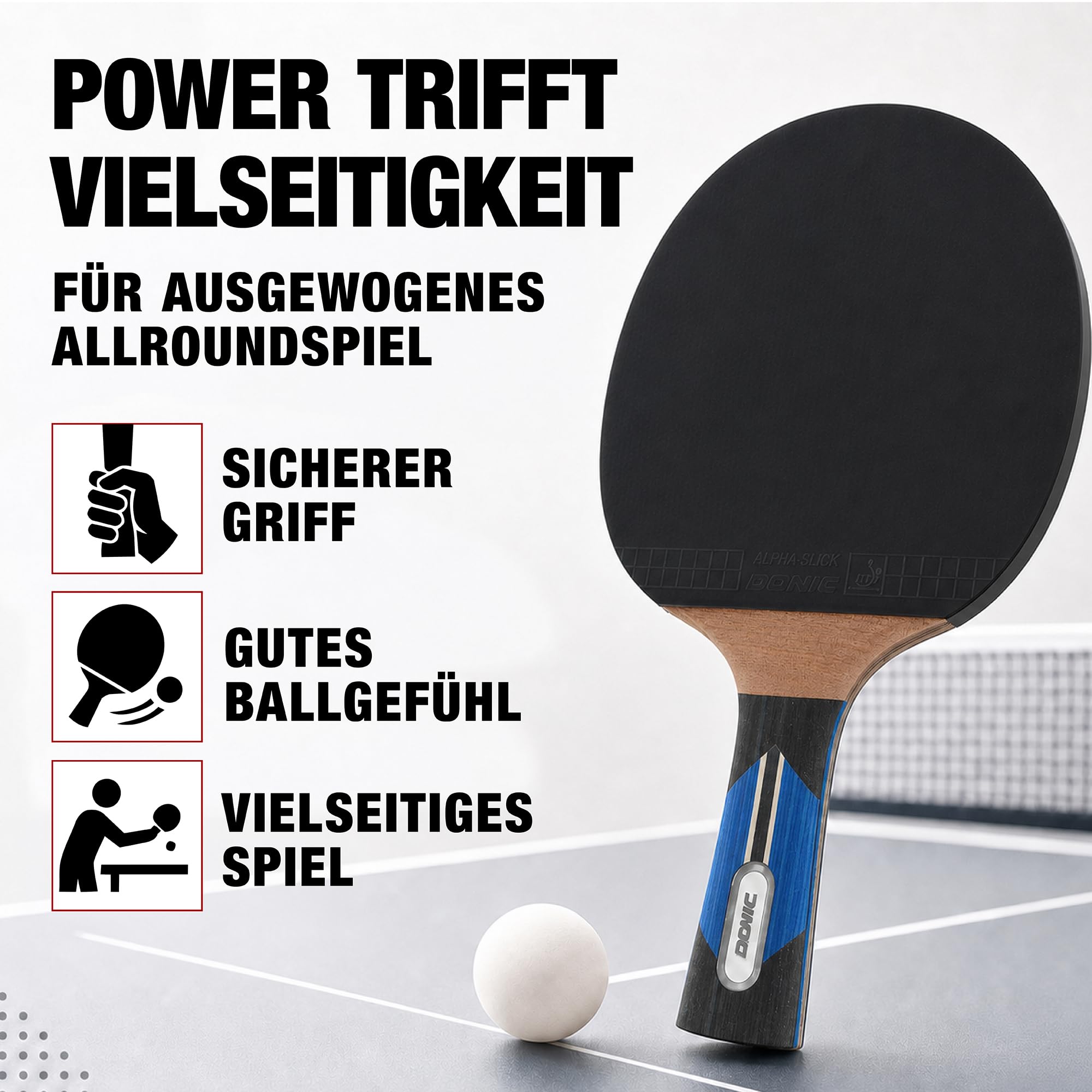 Schildkröt Top Team 800 Tischtennisschläger 1,8mm Allround