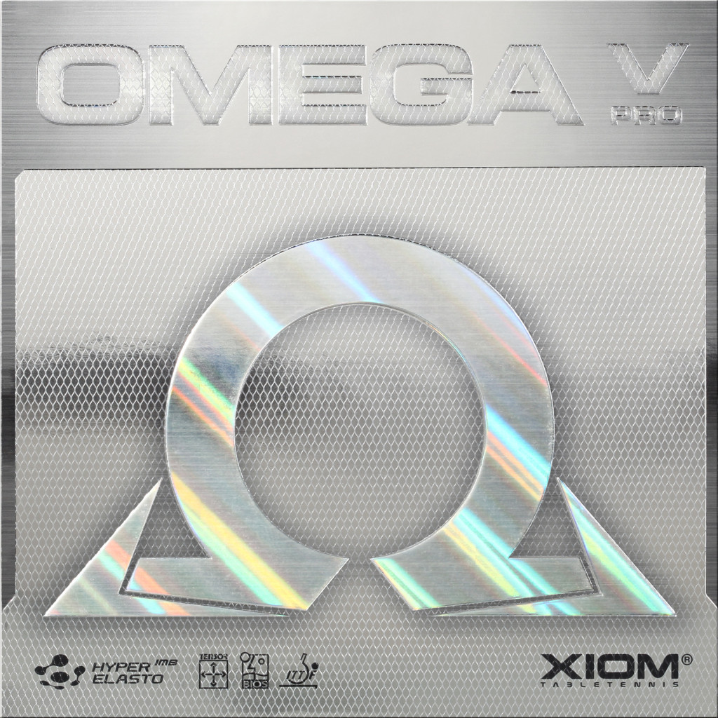XIOM Omega V Pro Tischtennisbelag offensiv 47,5° Spin
