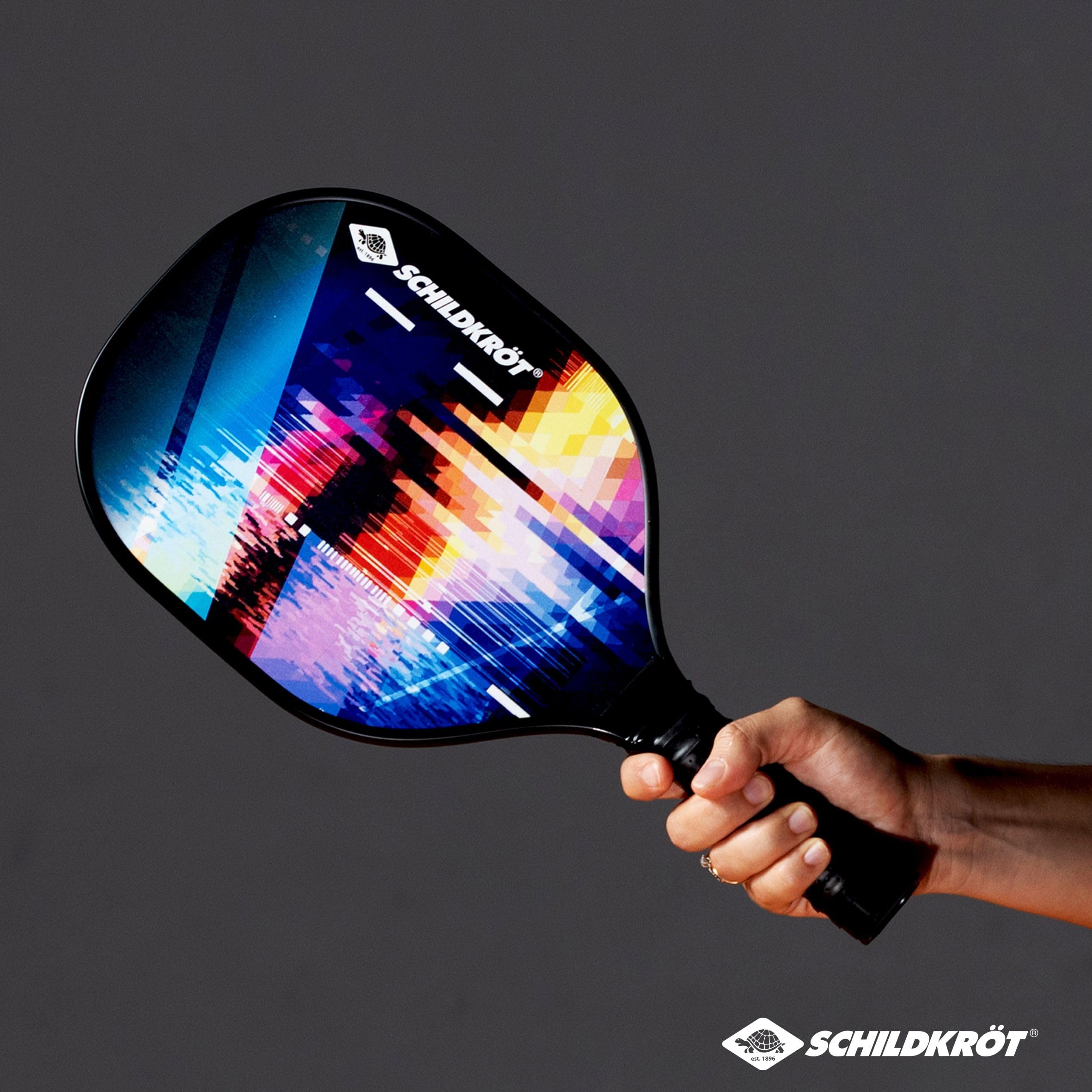 Schildkröt Outdoor Pickleball Set 2 Schläger 2 Bälle Holz