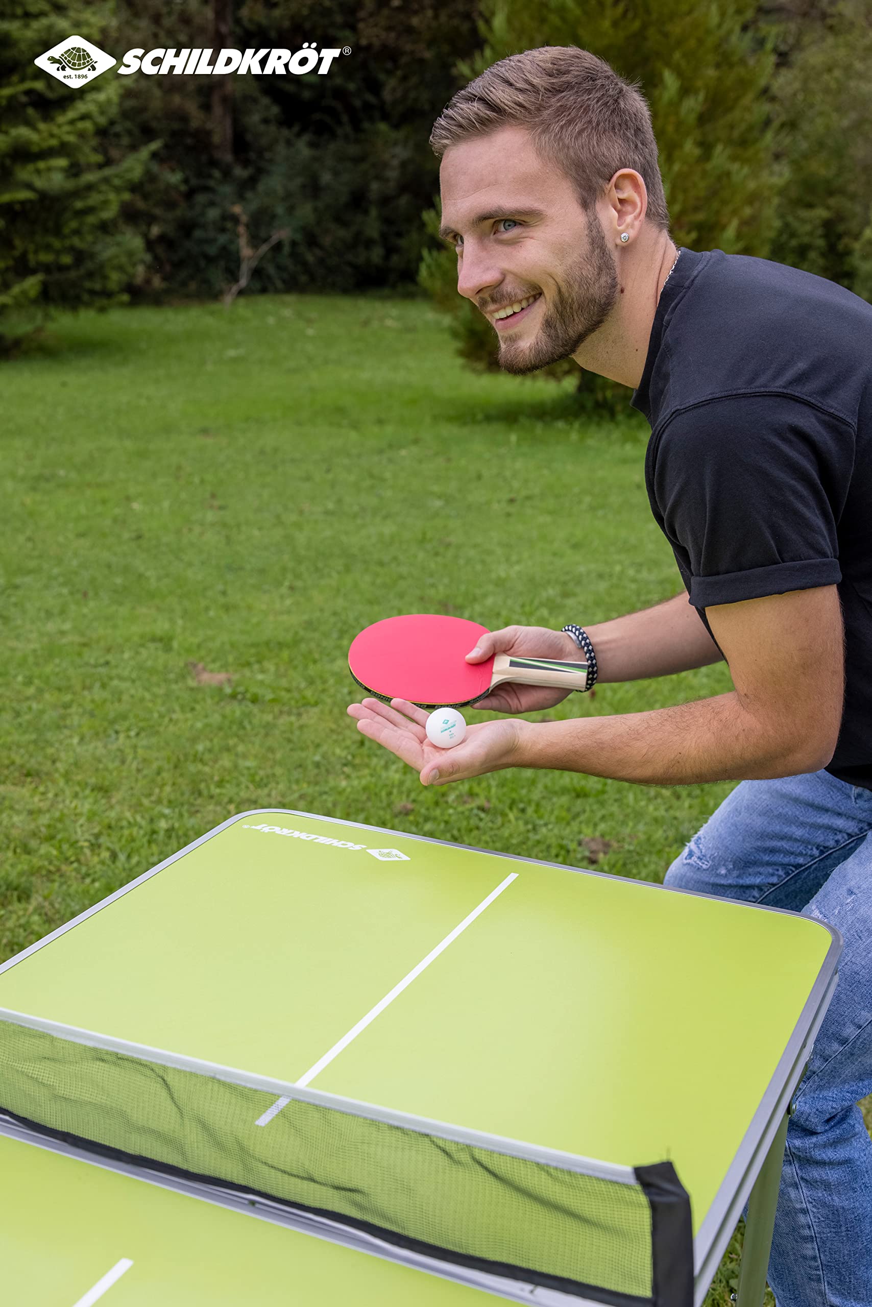 Schildkröt Outdoor Midi-Tischtennistisch 120x60 mit Netz