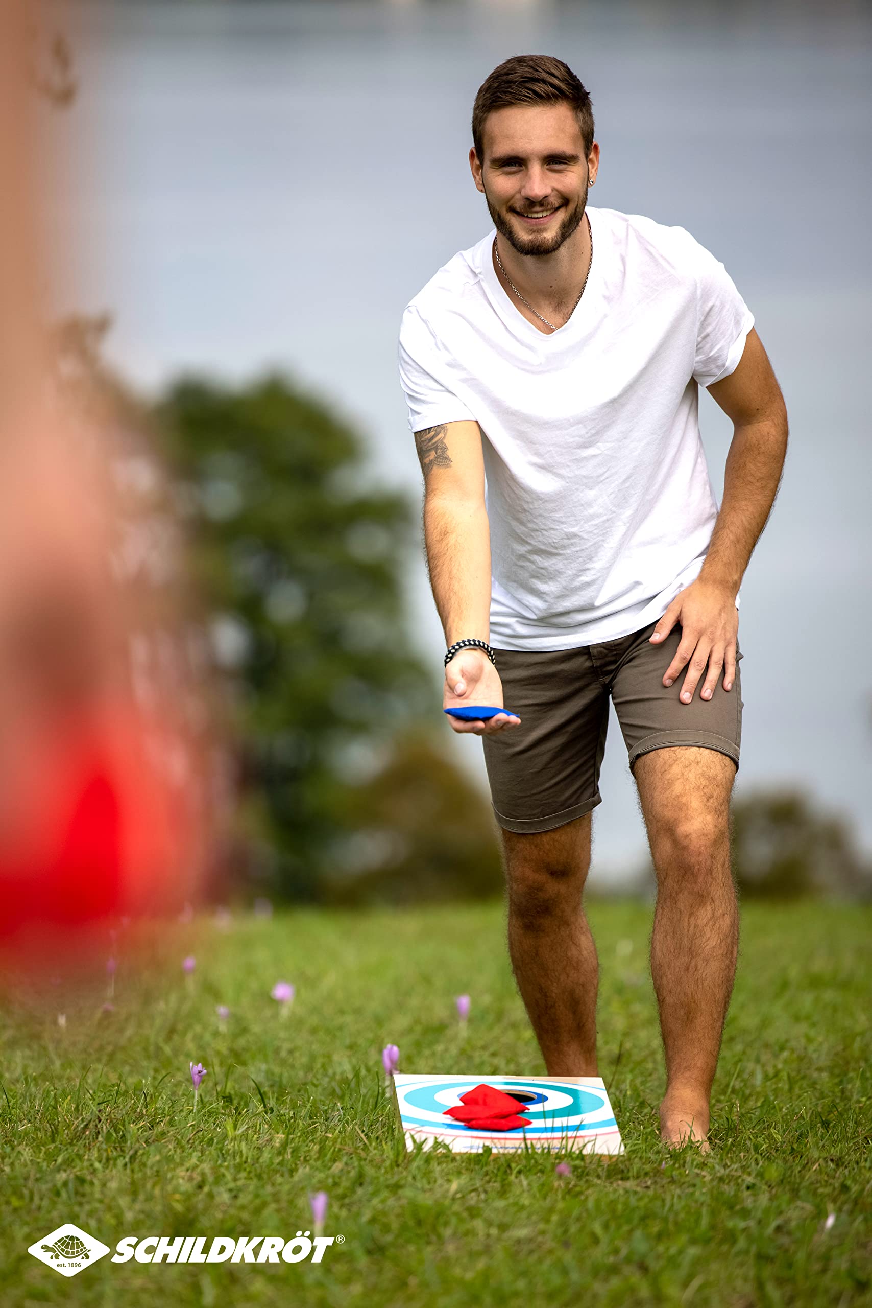 Schildkröt Outdoor Cornhole Set Wurfspiel FSC-Holz