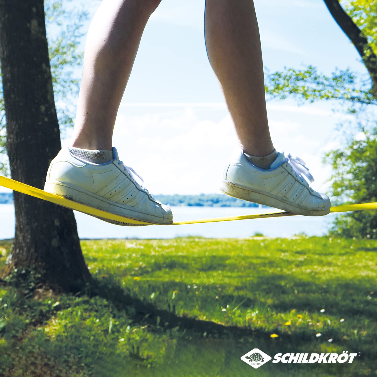 Schildkröt Outdoor Slackline 15 m Komplettset 150 kg