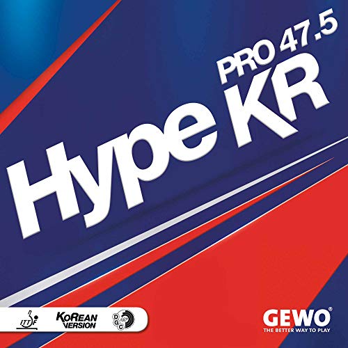 GEWO Hype KR Pro 47.5 Belag schwarz 2,1mm offensiv