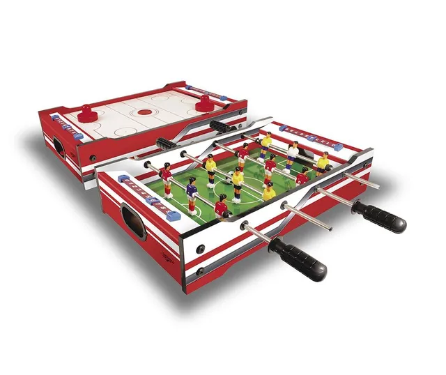 Carromco Flip-XM 2in1 Spieletisch Kicker Gleithockey 51 cm