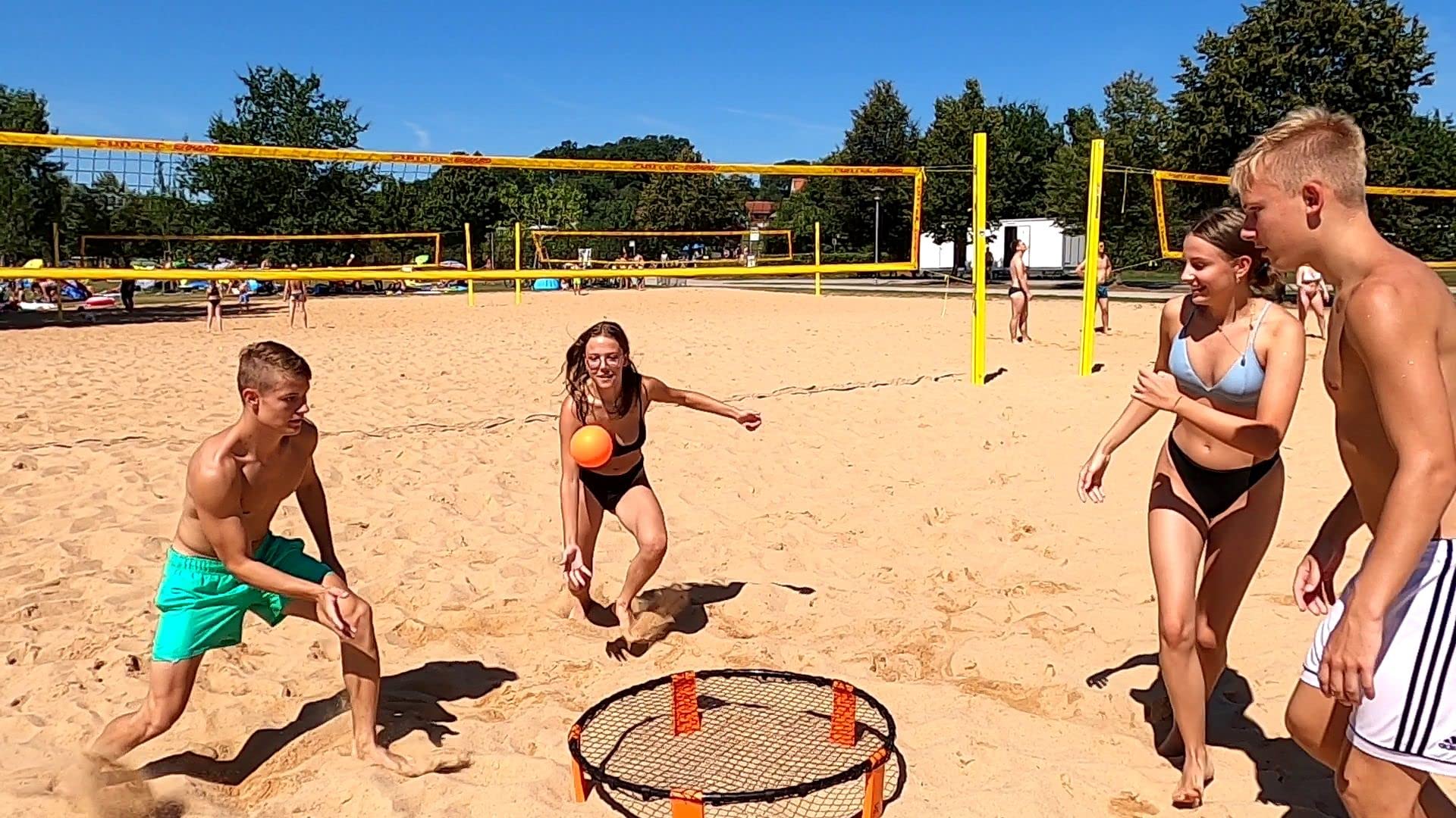 Sunflex NEOREMIX X-Ball 360° Roundnet Set 4 Spieler