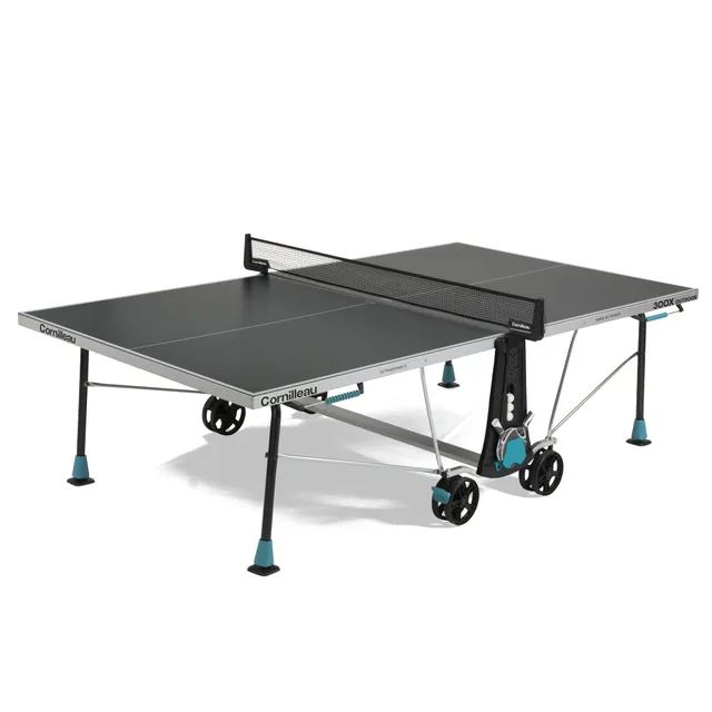 Cornilleau 300X Tischtennisplatte grau Outdoor klappbar 5 mm