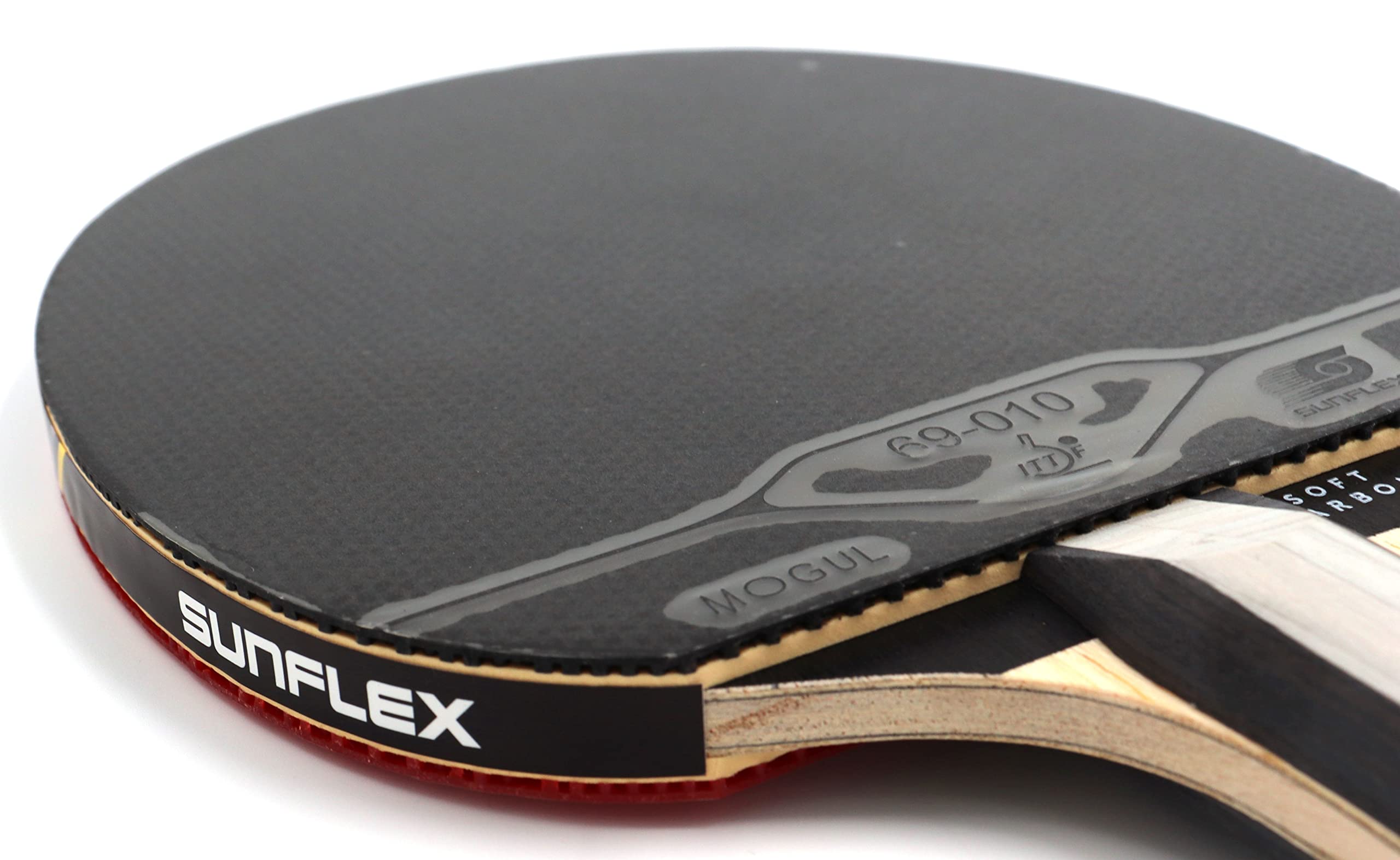 Sunflex Supreme Soft Carbon Tischtennisschläger ITTF 6 Bälle