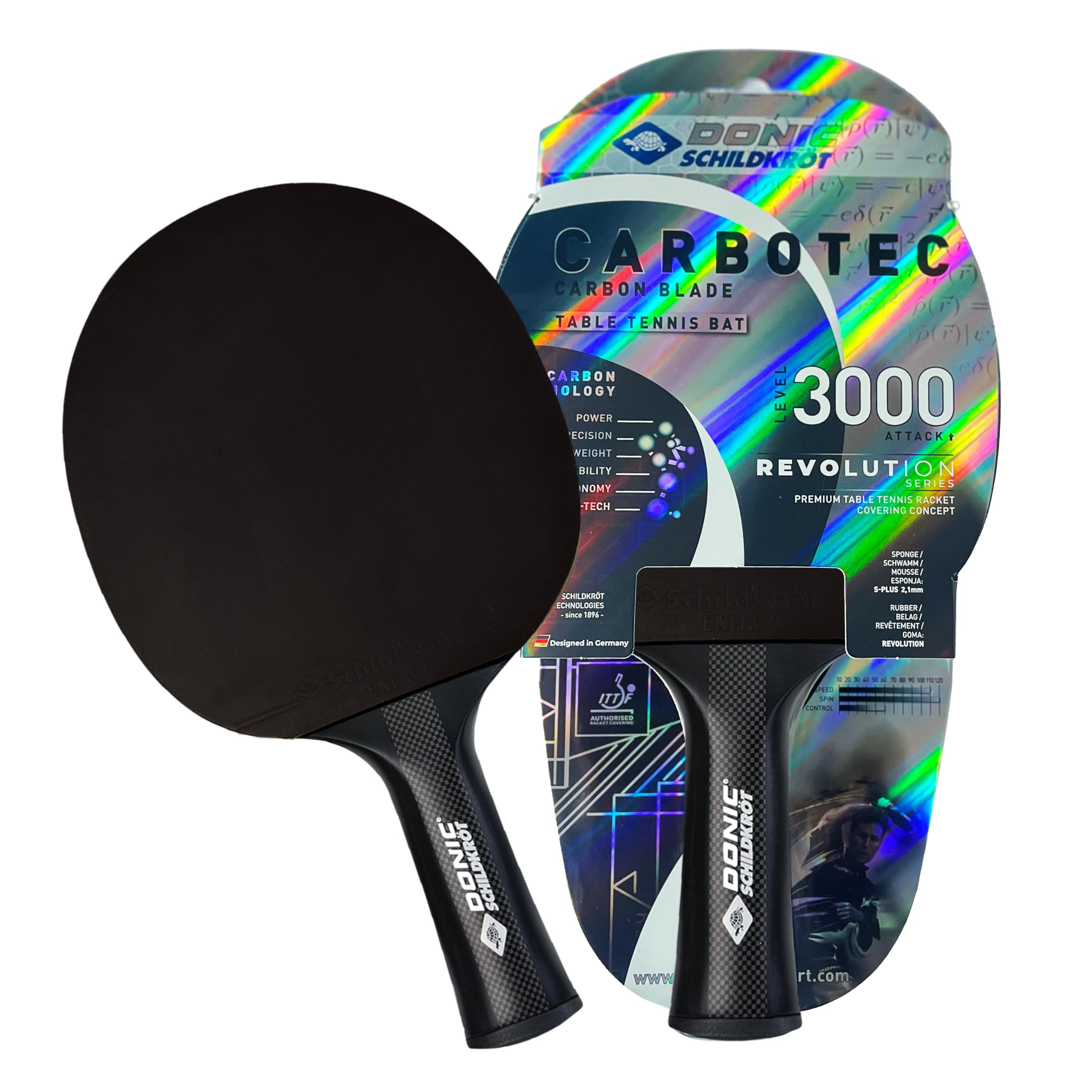 Schildkröt CarboTec 3000 Tischtennisschläger Carbon Attack
