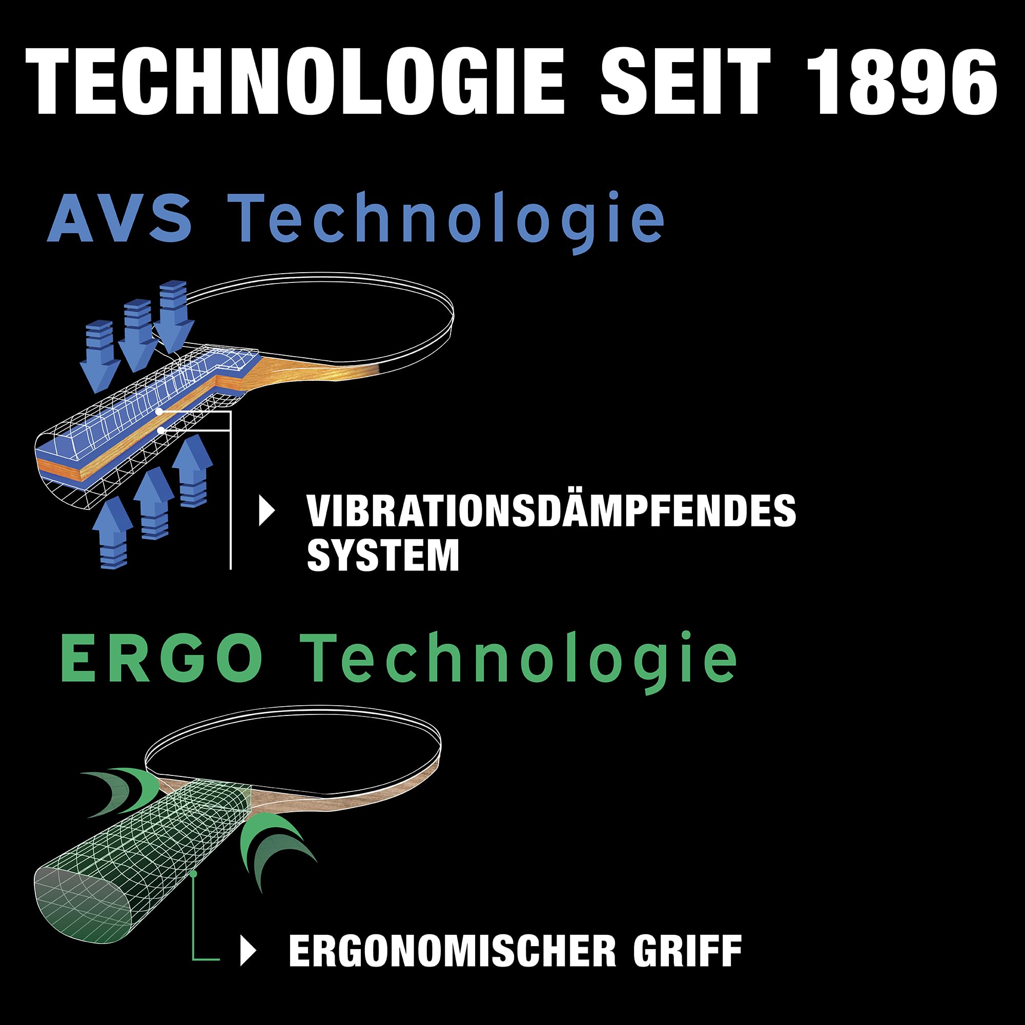 Schildkröt Top Team 700 Tischtennisschläger Allround konkav