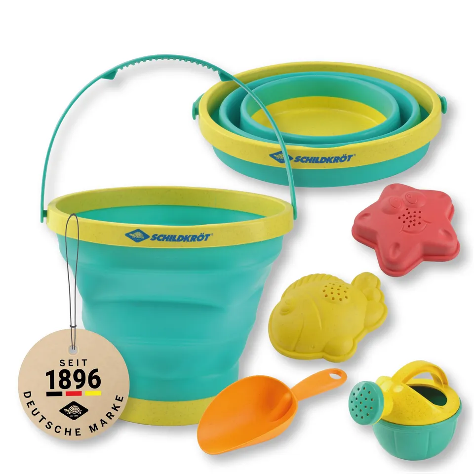 Schildkröt Outdoor Bucket Crew Sandspielzeug-Set 2L faltbar