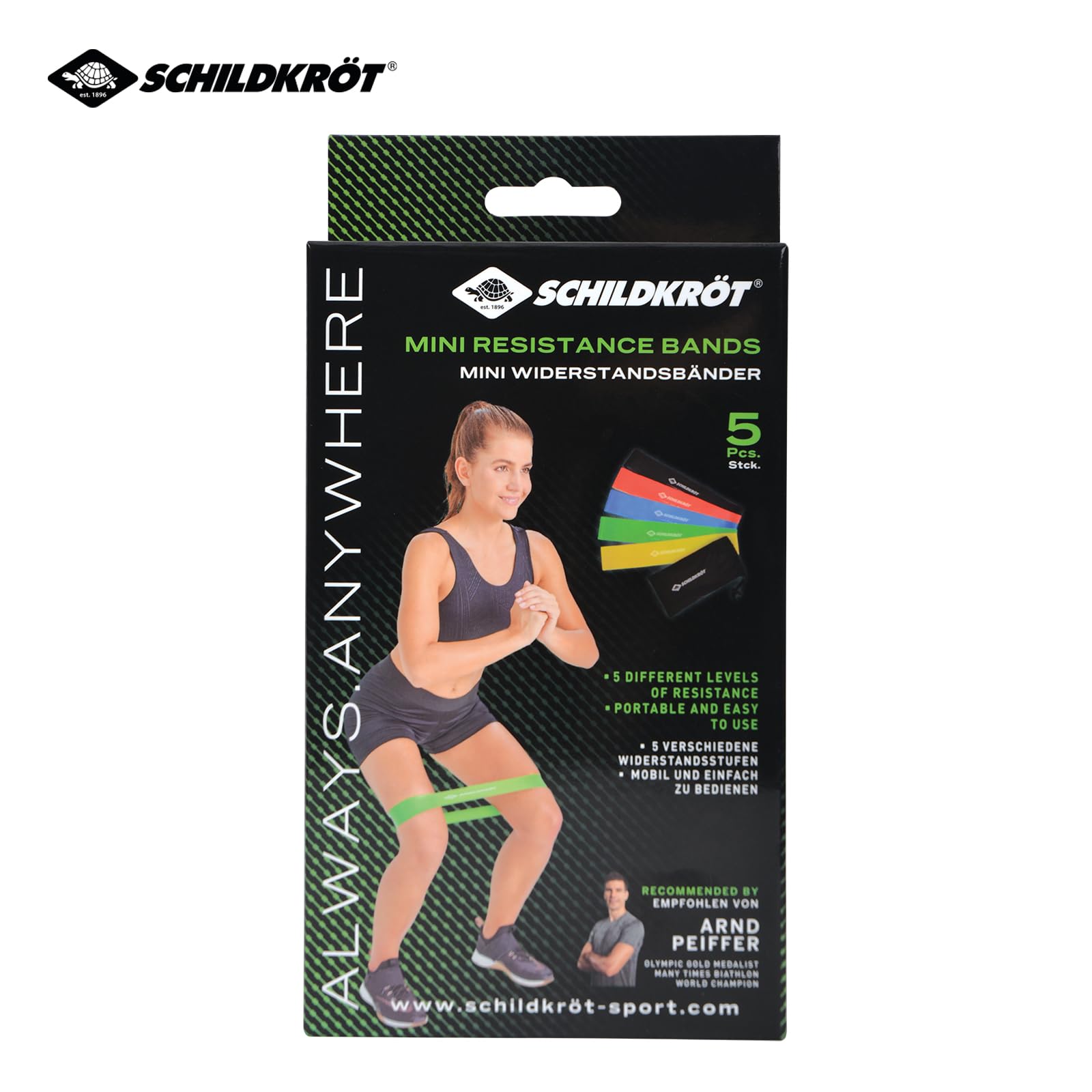 Schildkröt Outdoor Mini Resistance Bands 5er Set Latex