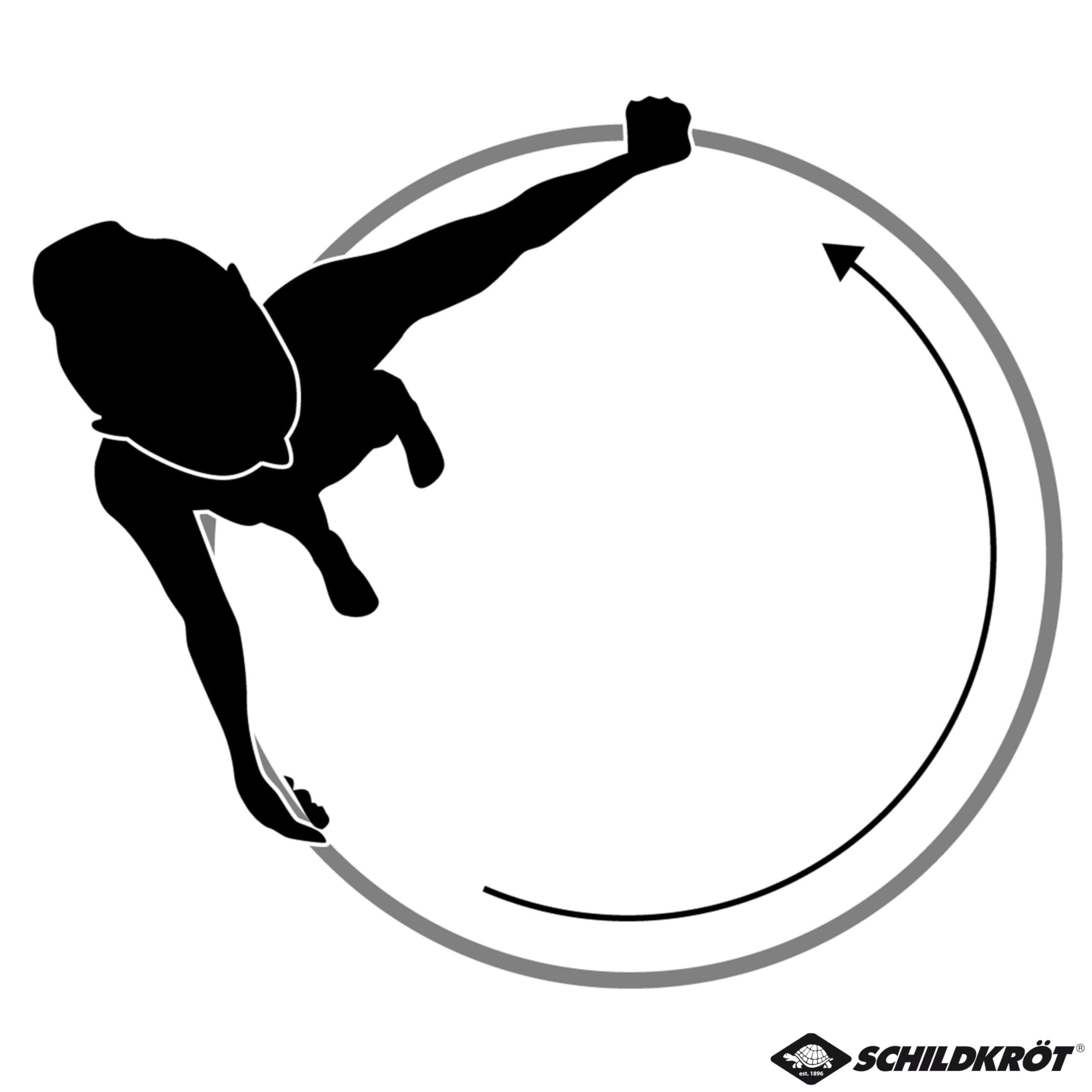 Schildkröt Fitness-Hoop Hula-Hoop 90cm Rosa-Anthrazit 0,8kg