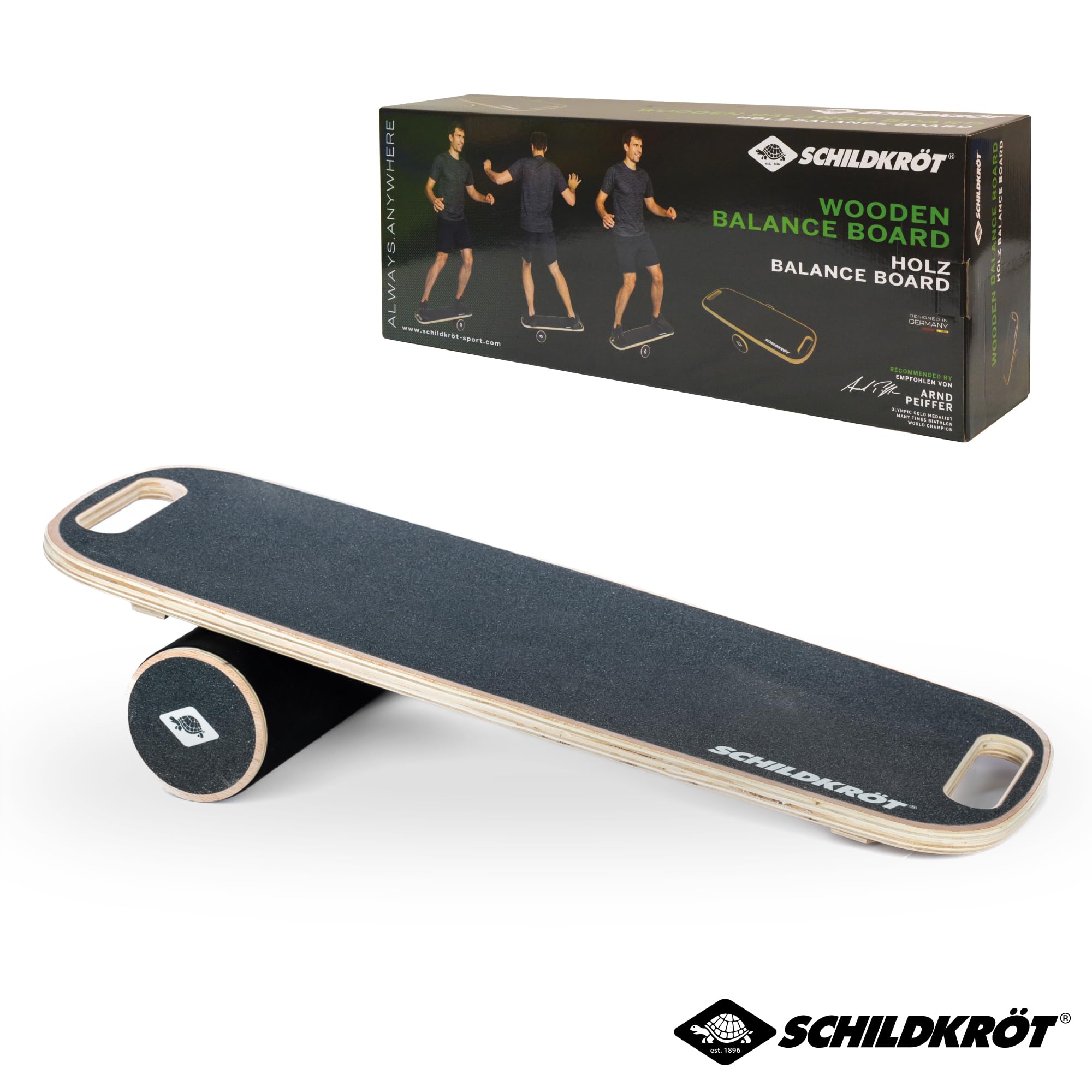 Schildkröt Outdoor Balance Board Holz 73,5x28cm 120kg