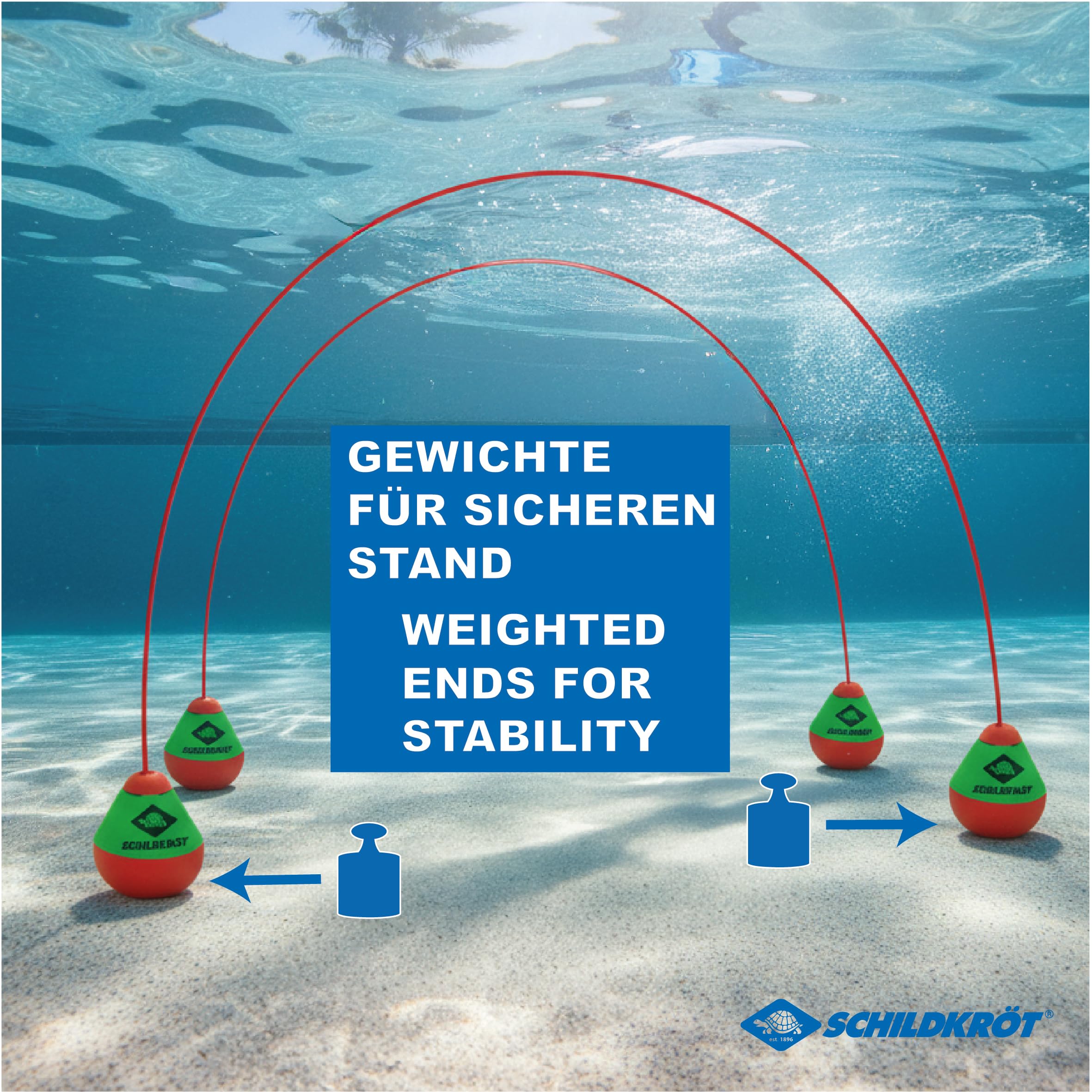Schildkröt Outdoor Tauchbögen 3er Set 200 cm