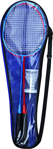 sunflex Neoremix Challenge Badmintonset 2 Schläger Bälle