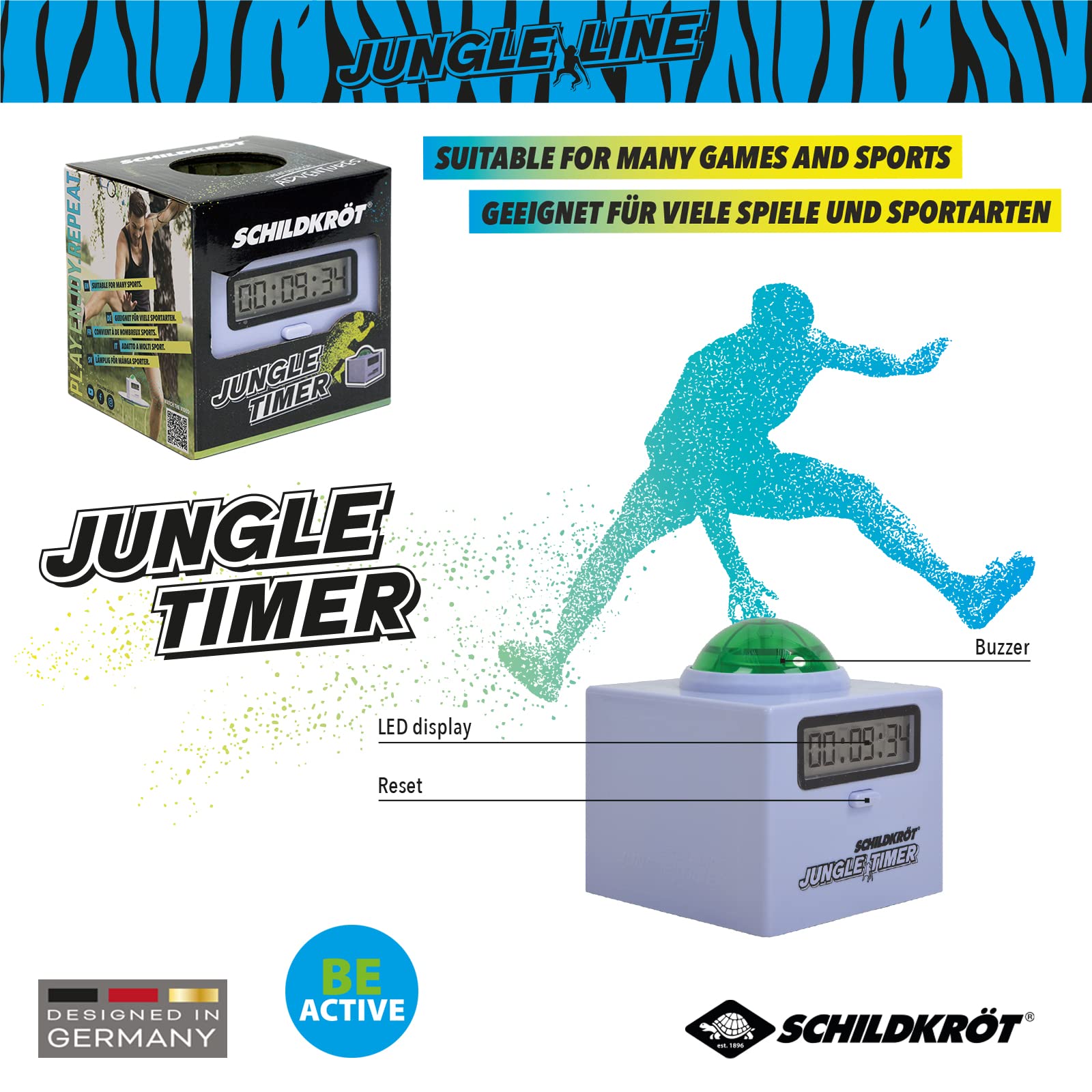 Schildkröt Outdoor Jungle Timer Buzzer Stoppuhr digital