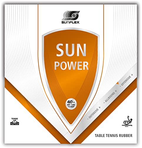 sunflex Sun Power Tischtennisbelag 2,1 mm rot offensiv