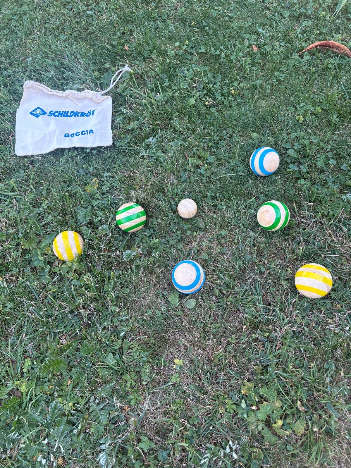 Schildkröt Boccia-Set Holz 6 Kugeln FSC Kinder