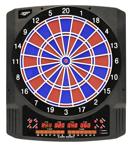 Carromco Classic Master II E-Dartboard 8 Spieler