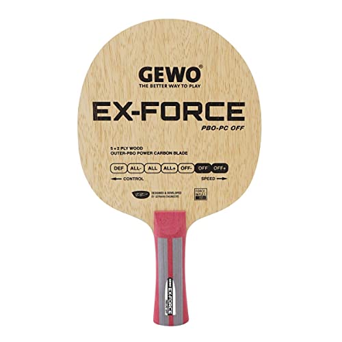 GEWO Ex-Force PBO-PC Off Tischtennisholz konkav 86g