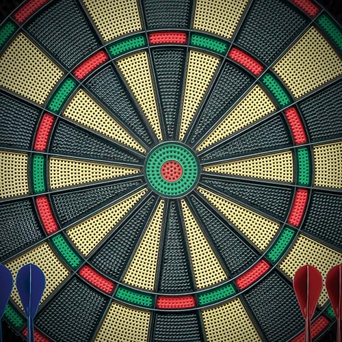 Carromco Toledo-301 E-Dartscheibe LCD für 8 Spieler Cricket