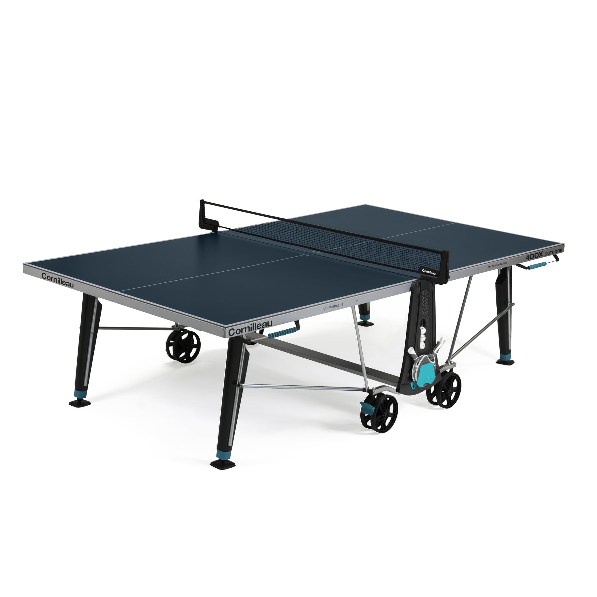 Cornilleau 400X Tischtennisplatte Outdoor Blau klappbar