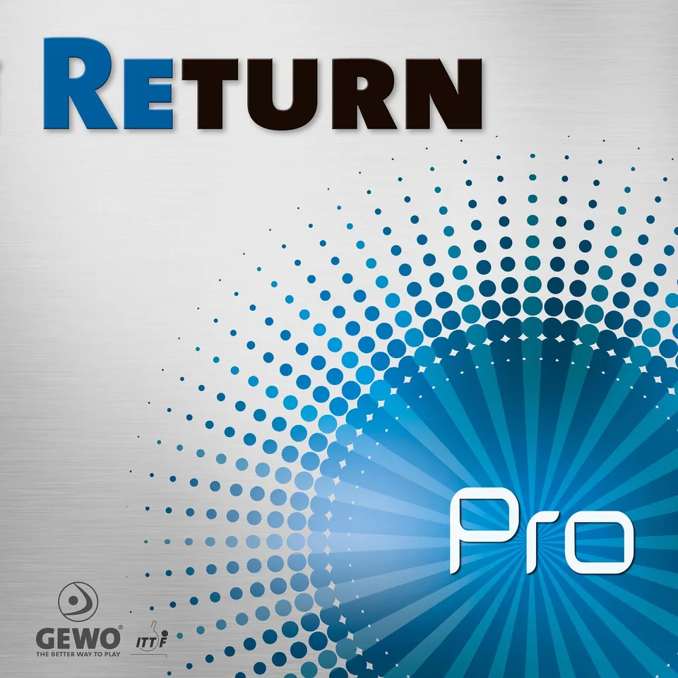 GEWO Return Pro Tischtennisbelag rot 2,0 mm Allround Spin