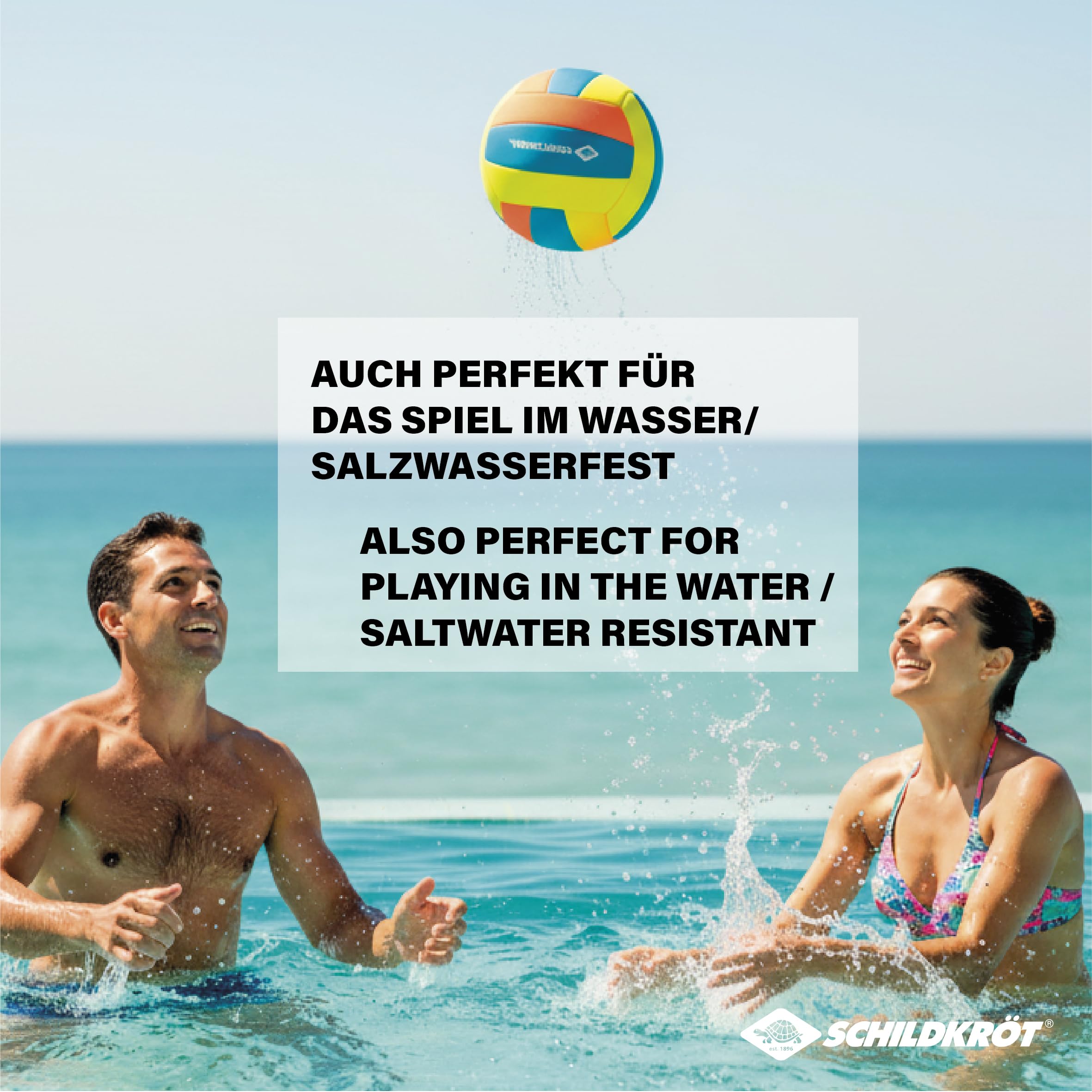 Schildkröt Outdoor Beachball Tropical Neopren 21 cm Gr. 5