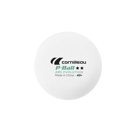 Cornilleau Bälle 2 Star Tischtennisbälle Weiß 6er 40mm