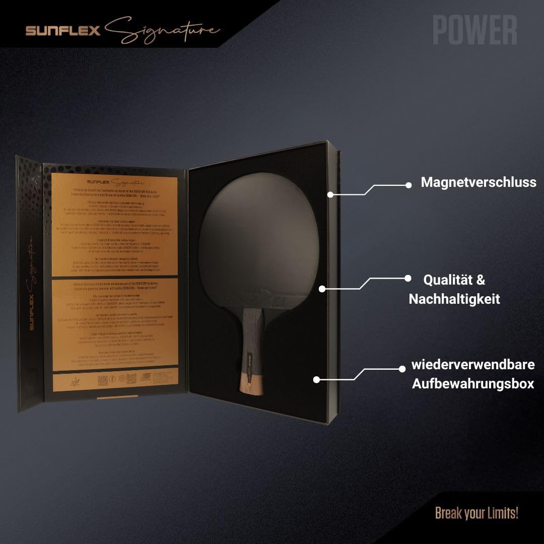 sunflex Signature Line Tischtennisschläger Power ITTF 2,1mm