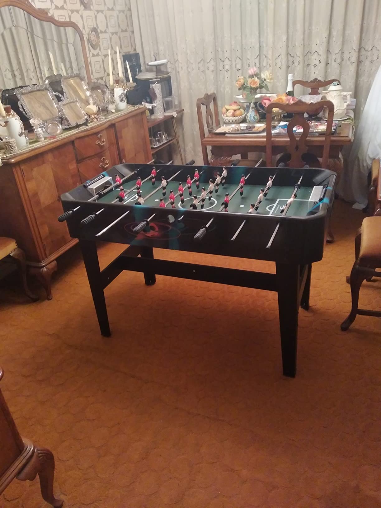 Carromco Tucana-XT Tischkicker Schwarz 122x61 cm Kinder