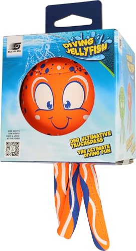 Sunflex Action Pro Diving Jellyfish Tauchspielzeug orange Neopren