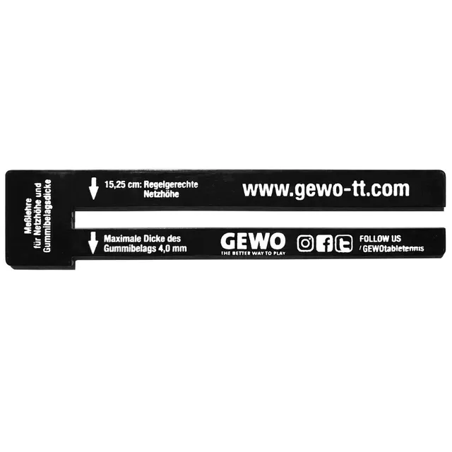 GEWO CS Netzlehre Tischtennis Metall 15,25 cm