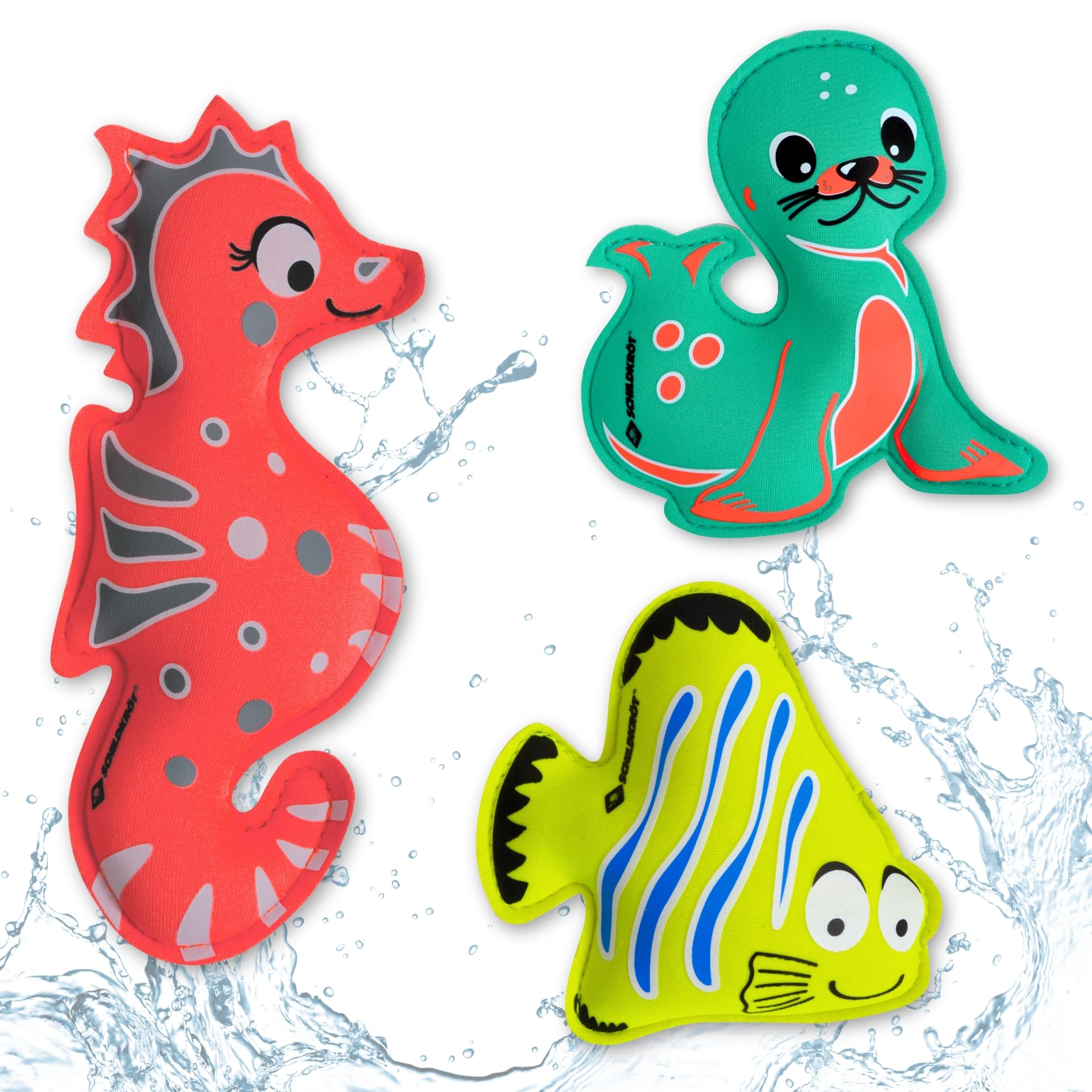Schildkröt Outdoor Neopren Tauchtiere 3er Set Seelöwe Tauchspiel